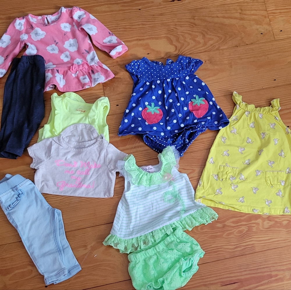 Summer baby outfit bundle